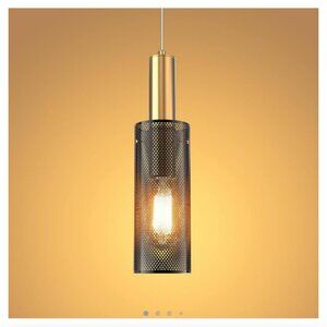 Modern black light pendant